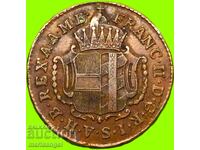1 Kreuzer 1794 Αυστρία Franz II N - Günzburg - σπάνιο