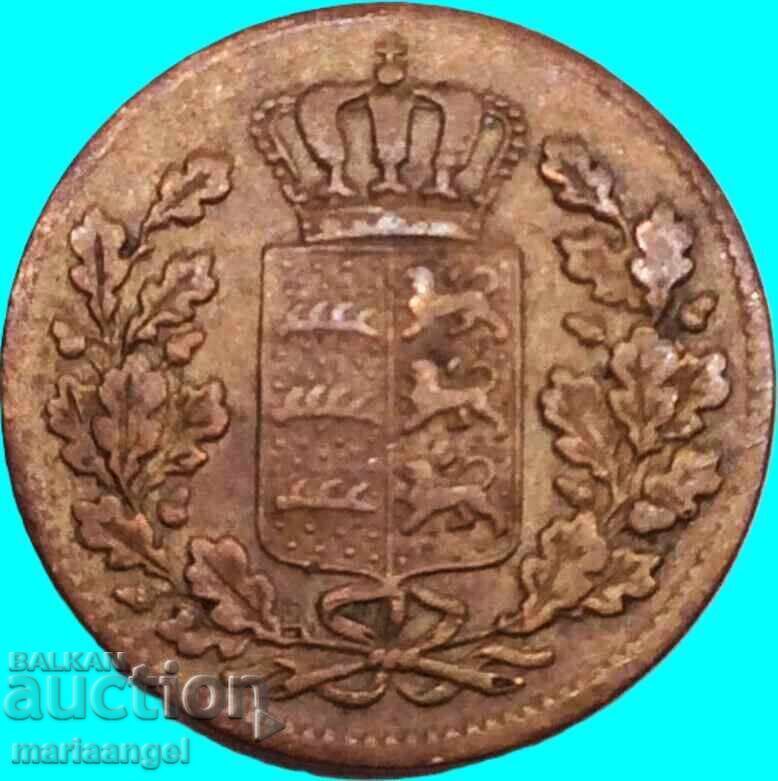 Delivery of 1/2 Kreuzer 1856 Germany Württemberg Cu