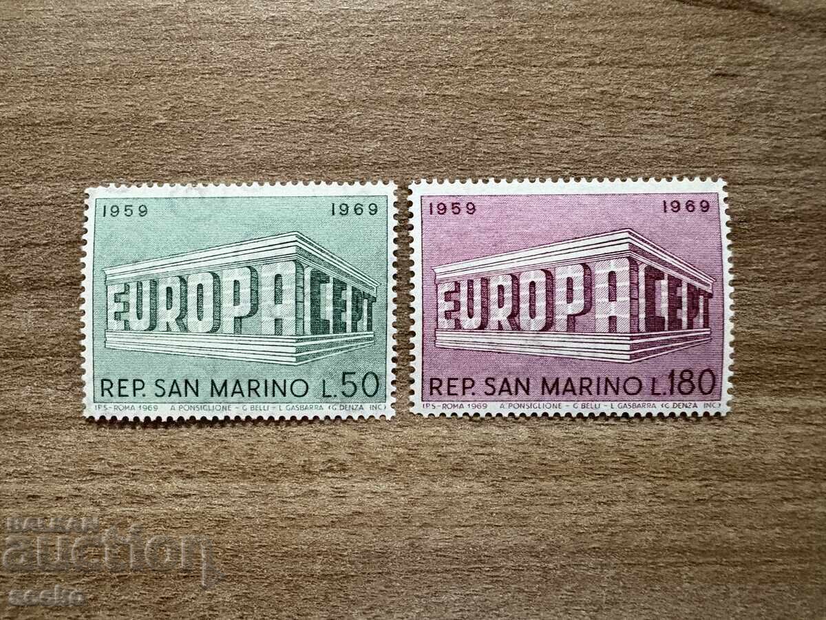 San Marino - Mărci EUROPA (1969) MNH