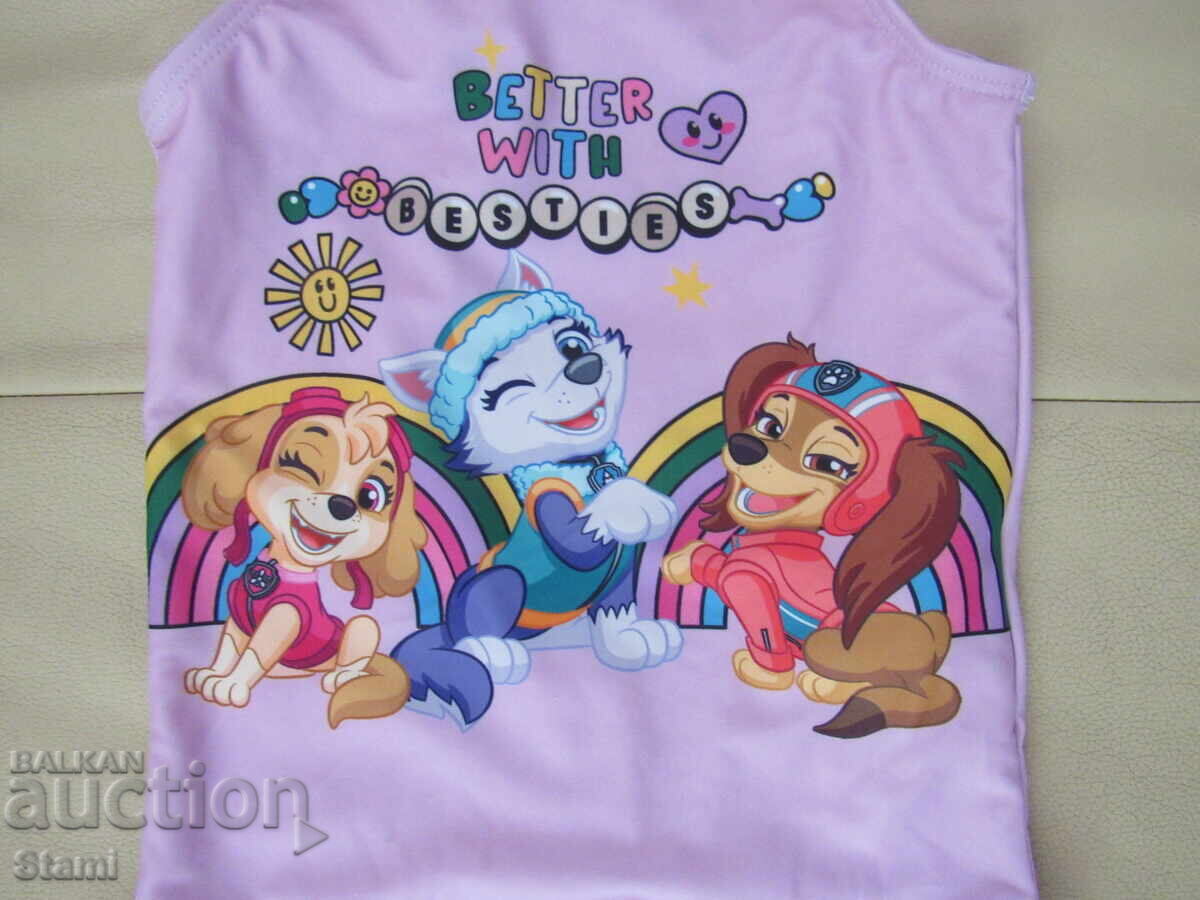 Ολόσωμο μαγιό για κορίτσι Paw Patrol, μέγεθος 110/116 με τιμή € 9.00 | 17.60 BGN