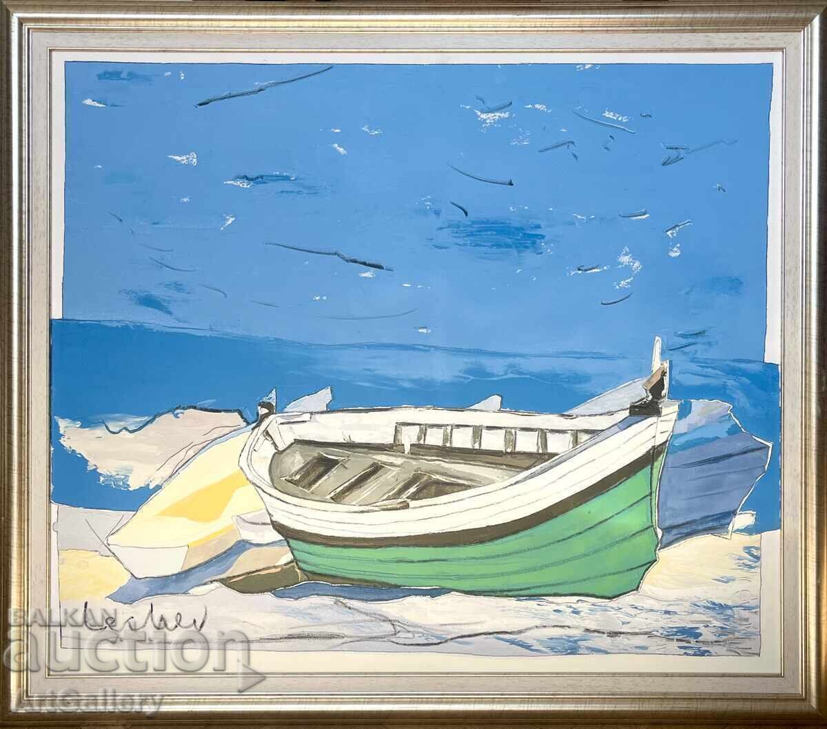 ГЕОРГИ ЛЕЧЕВ, Син Хоризонт, 2012 с цена € 5000.00 | 9779.19 лв. ГЕОРГИ ЛЕЧЕВ, Син Хоризонт, 2012 с цена € 5000.00 | 9779.19 лв.