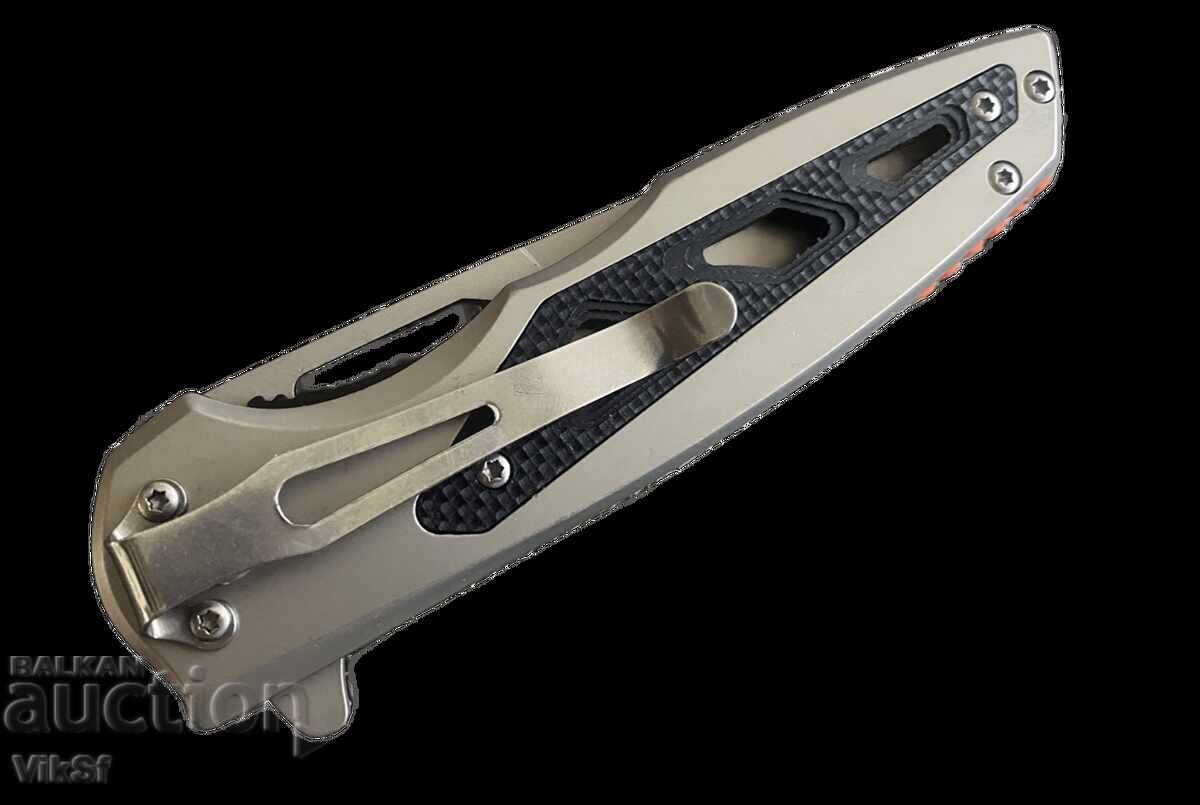 Licitație Briceag semiautomat pliabil Microtech FA88 - 90x210 mm