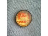 Badge - village of Elenovo 1977, Blagoevgrad