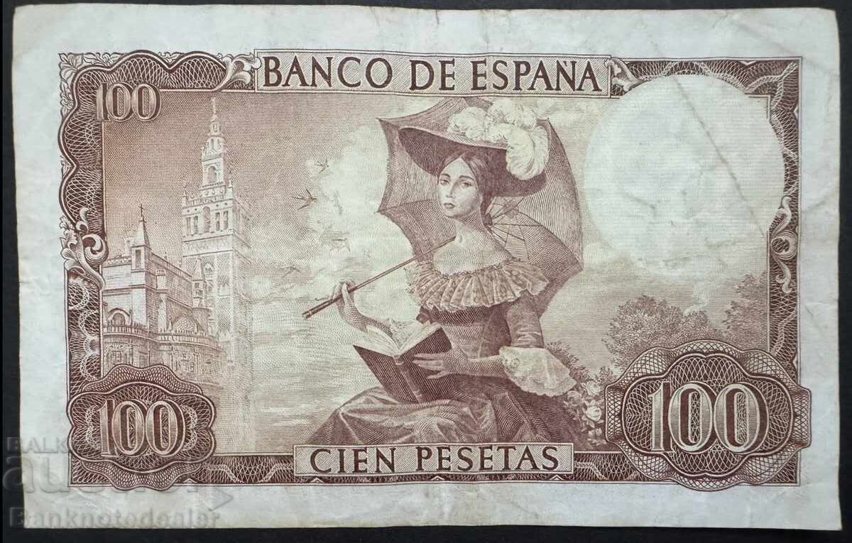 Spania 100 Pesetas 1965 Pick 150 Ref 9560 cu preț € 4.50 | 8.80 BGN