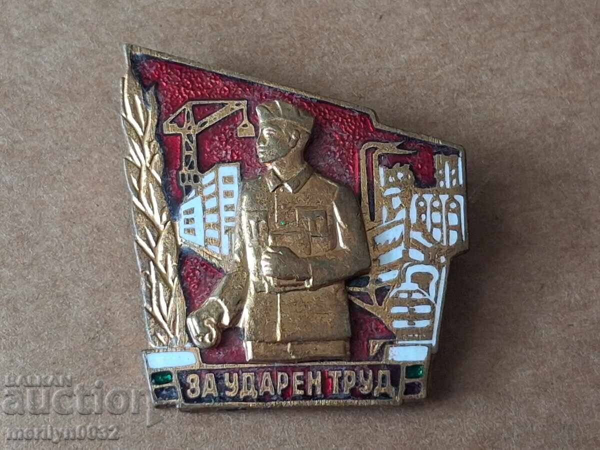 Breast badge For Shock Work GUSB medal badge