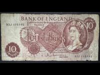 England Great Britain 10 shillings 1962