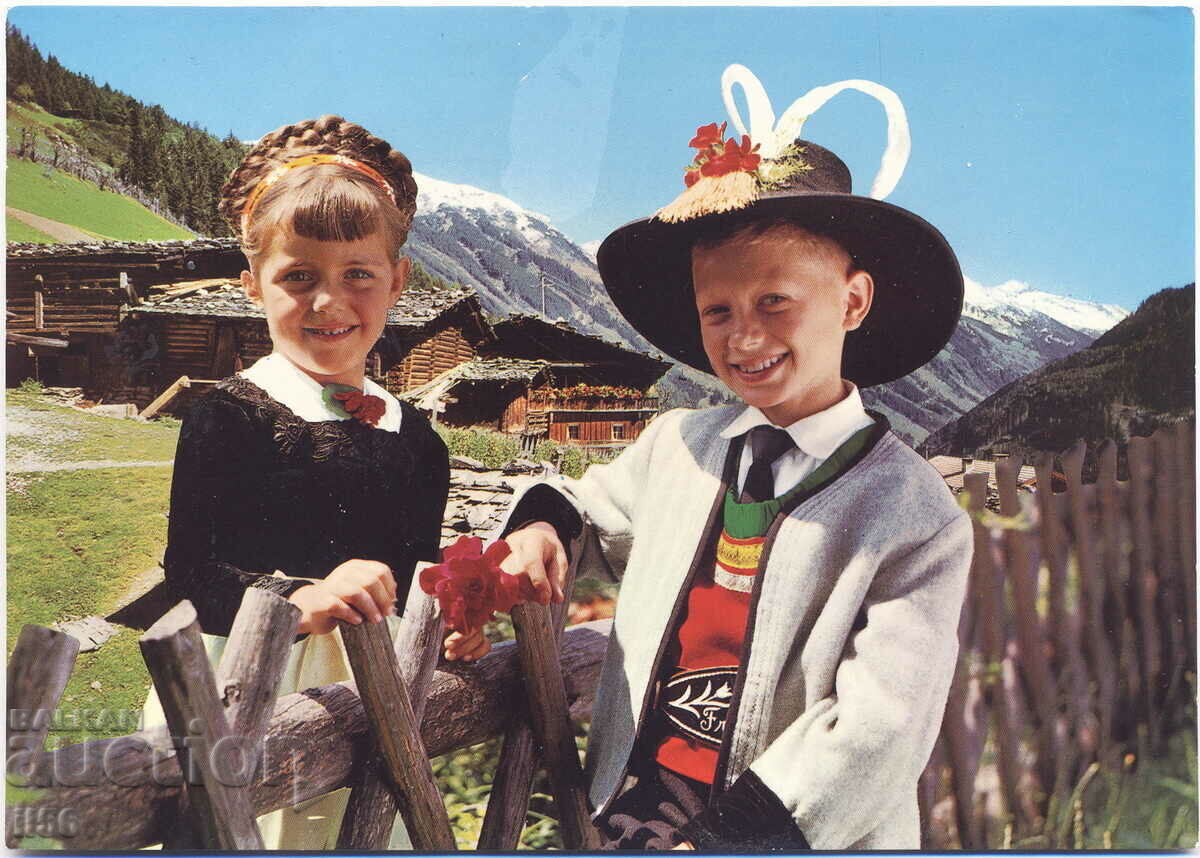 Austria - Tirol - copii - aprox. 1980