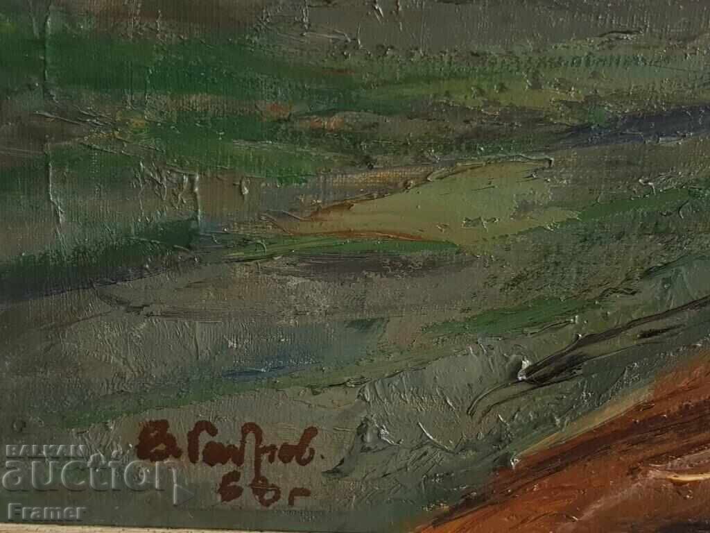Vasil Gabrovski 1930-2011 Large beautiful oil landscape from 1968 - 5 Vasil Gabrovski 1930-2011 Large beautiful oil landscape from 1968 - 5