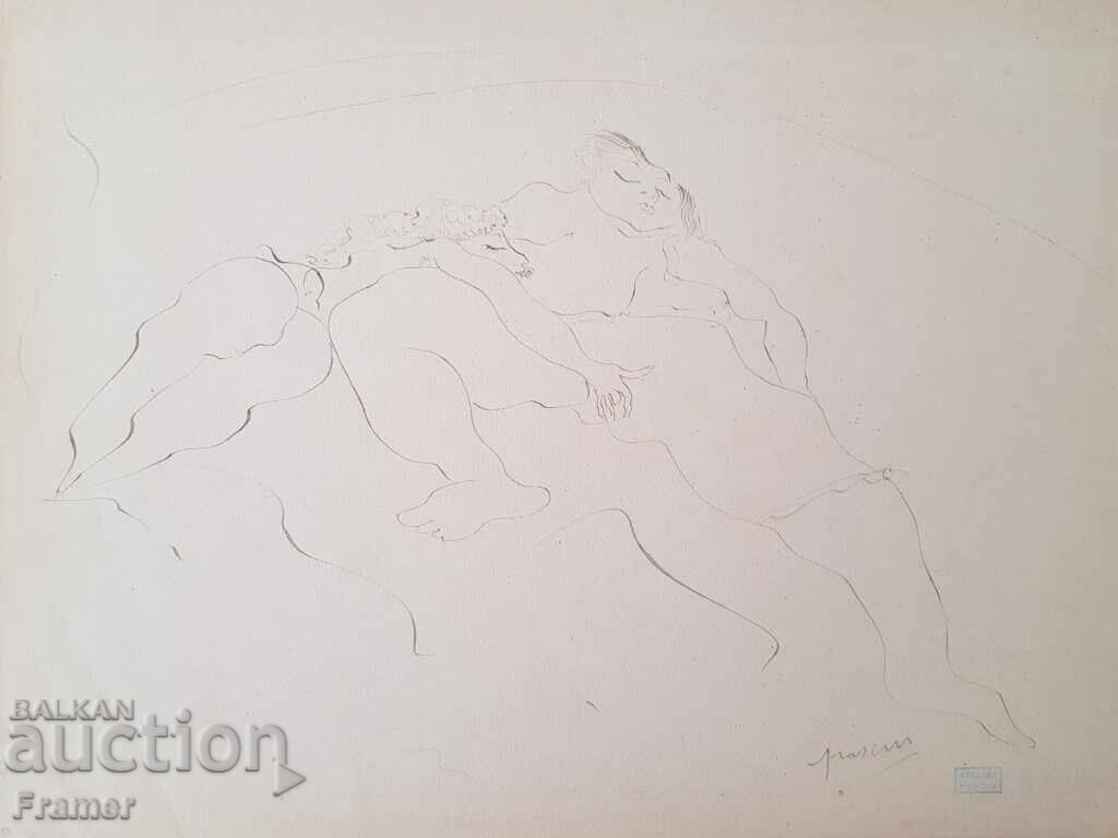 Jules Pascin 1885 - 1930 Original signed erotic drawing with price € 980.00 | 1916.72 BGN Jules Pascin 1885 - 1930 Original signed erotic drawing with price € 980.00 | 1916.72 BGN