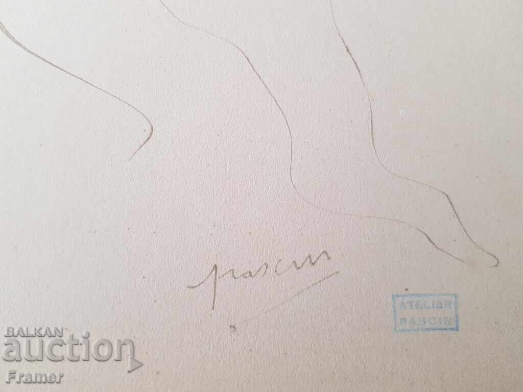Jules Pascin 1885 - 1930 Original signed erotic drawing - 5 Jules Pascin 1885 - 1930 Original signed erotic drawing - 5