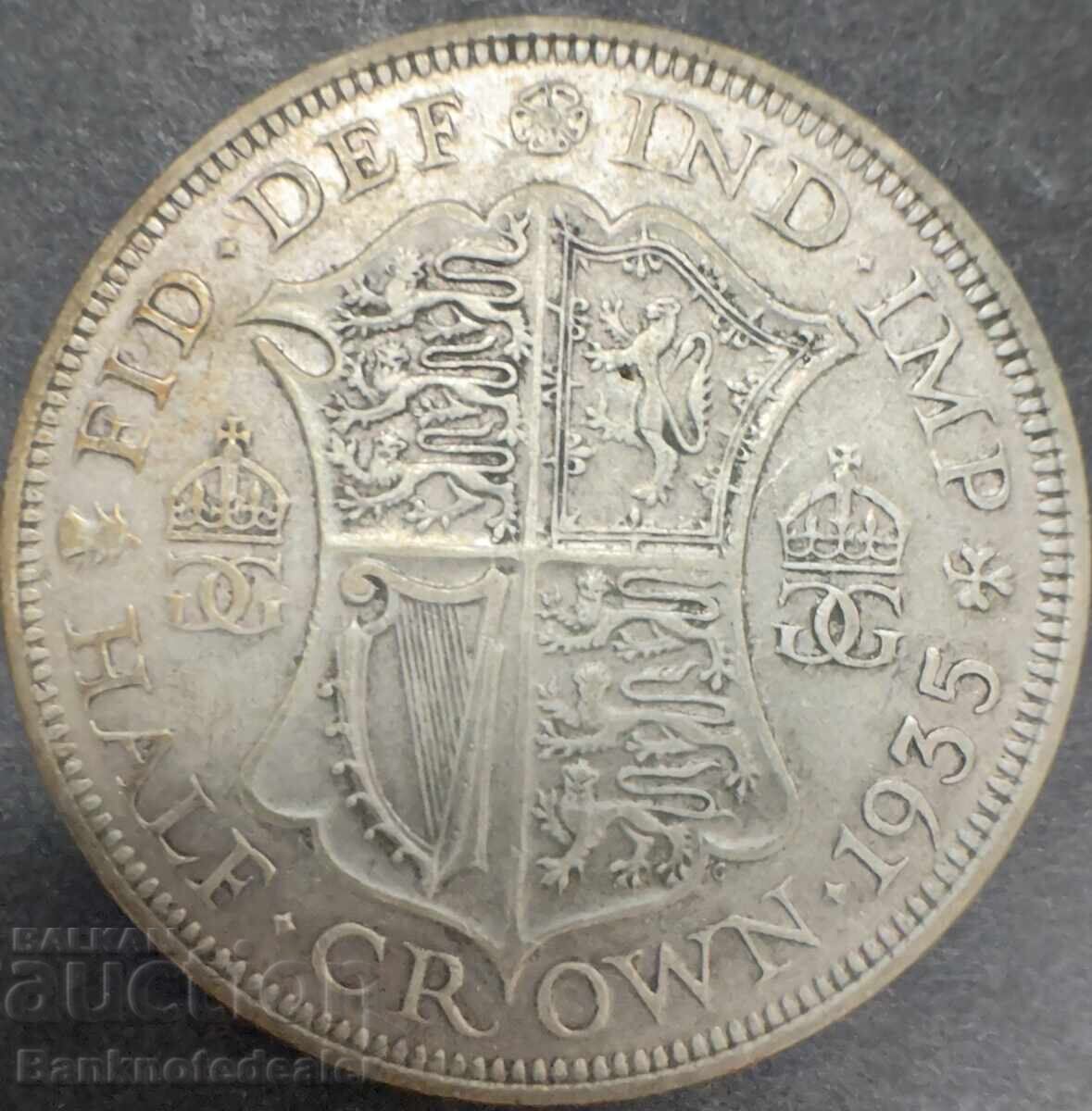 England  Halfcrown 1935 George V Silver