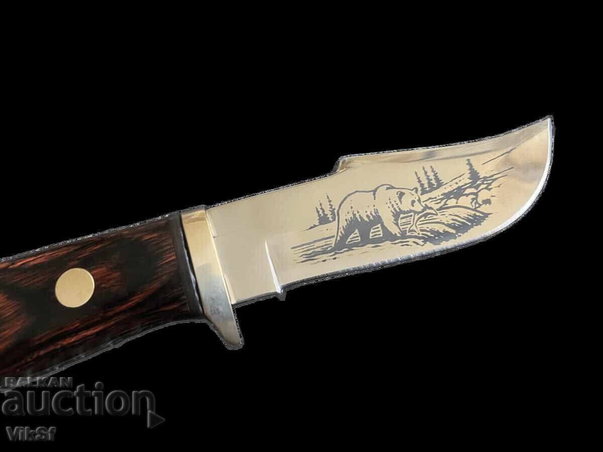 Δημοπρασία Κυνηγετικό μαχαίρι MEDVED’ 80x190 mm - ατσάλι 65x13