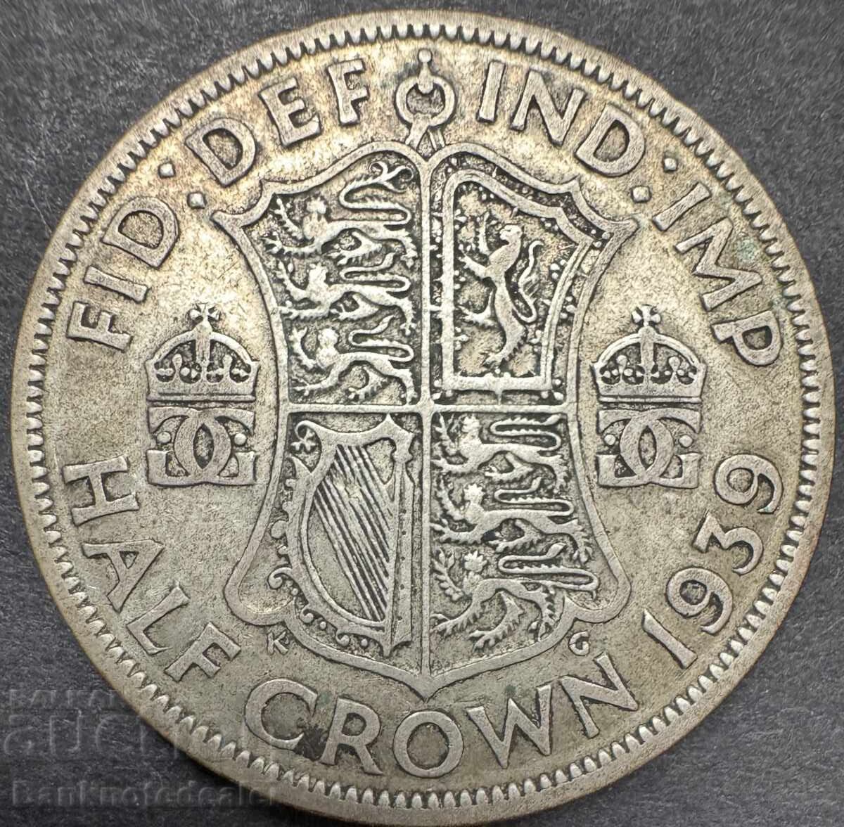 Αγγλικό μισό στέρλινγκ (Halfcrown) 1940 George VI Ασημένιο