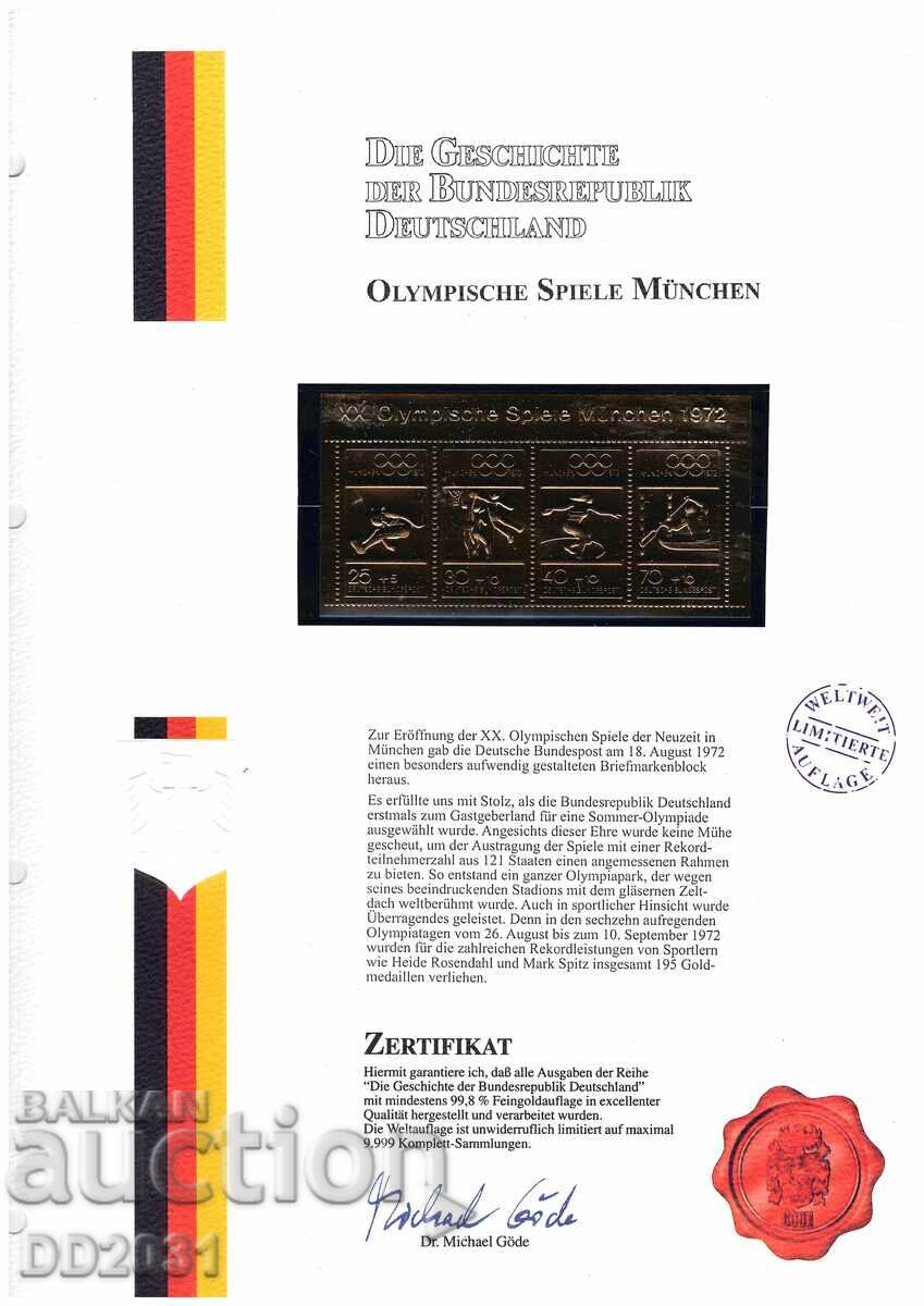 Germany FRG 1972 - Olympics MNH