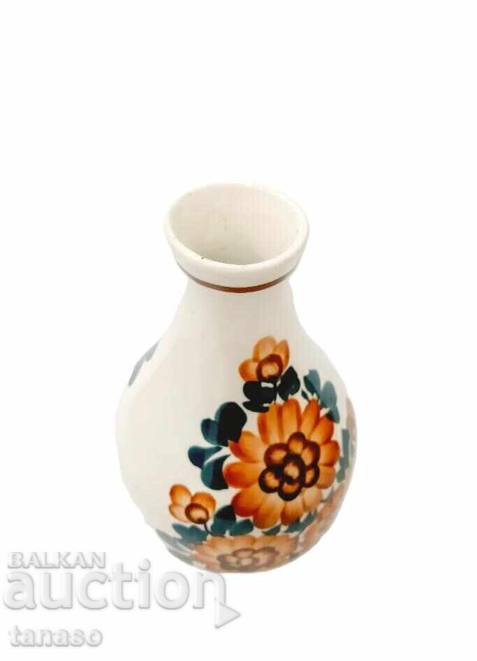 Sticlă/vază pictată manual KOŁO Poland – model 997, ceramică - 5