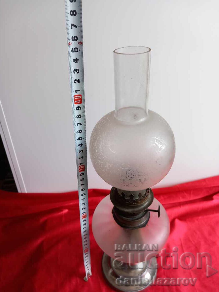 PARIS, Old French Oil Lamp, Lantern - 6