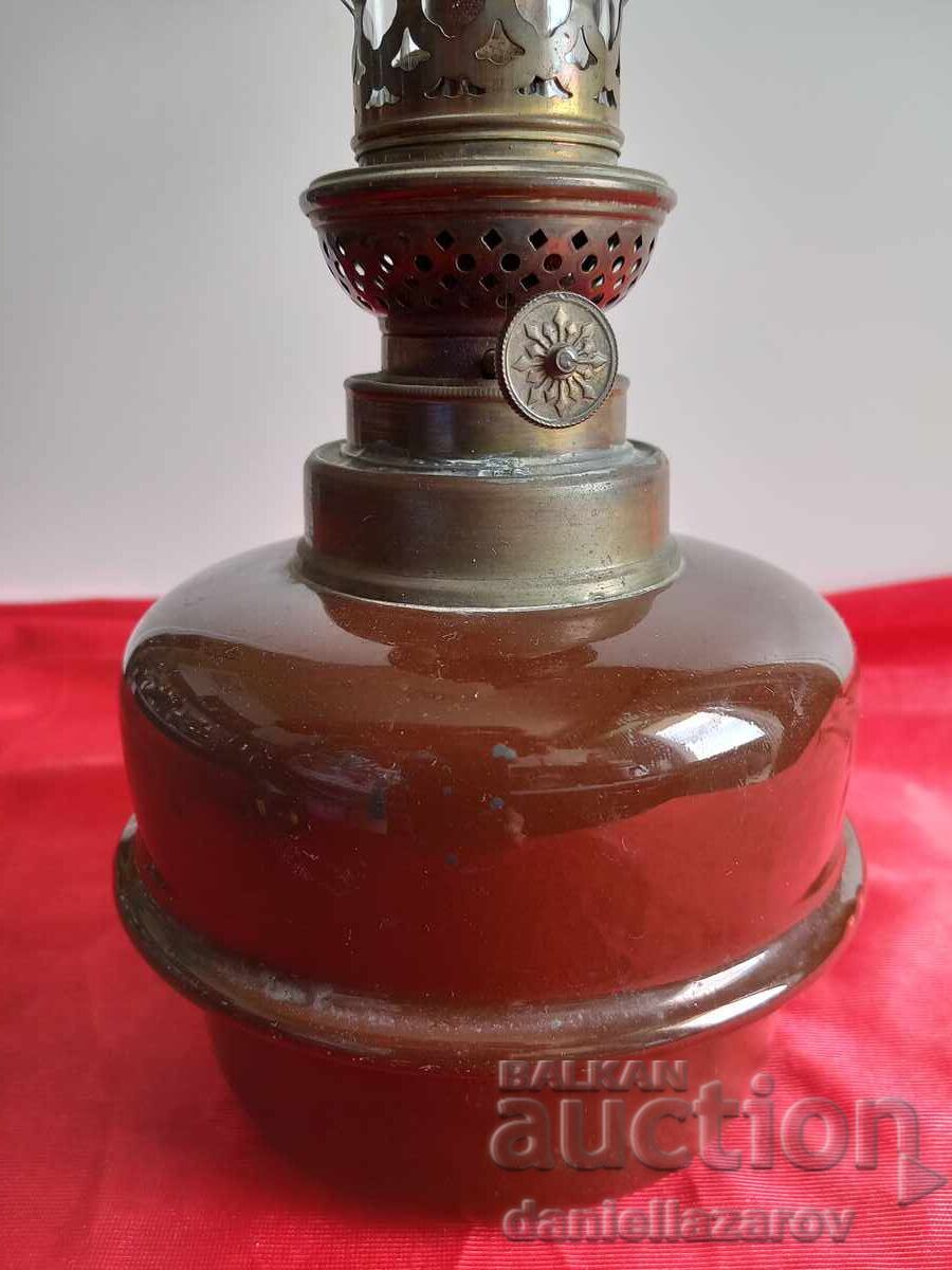 Old Porcelain Kerosene Lamp, Lantern with price € 30.00 | 58.68 BGN