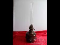 Old Porcelain Kerosene Lamp, Lantern