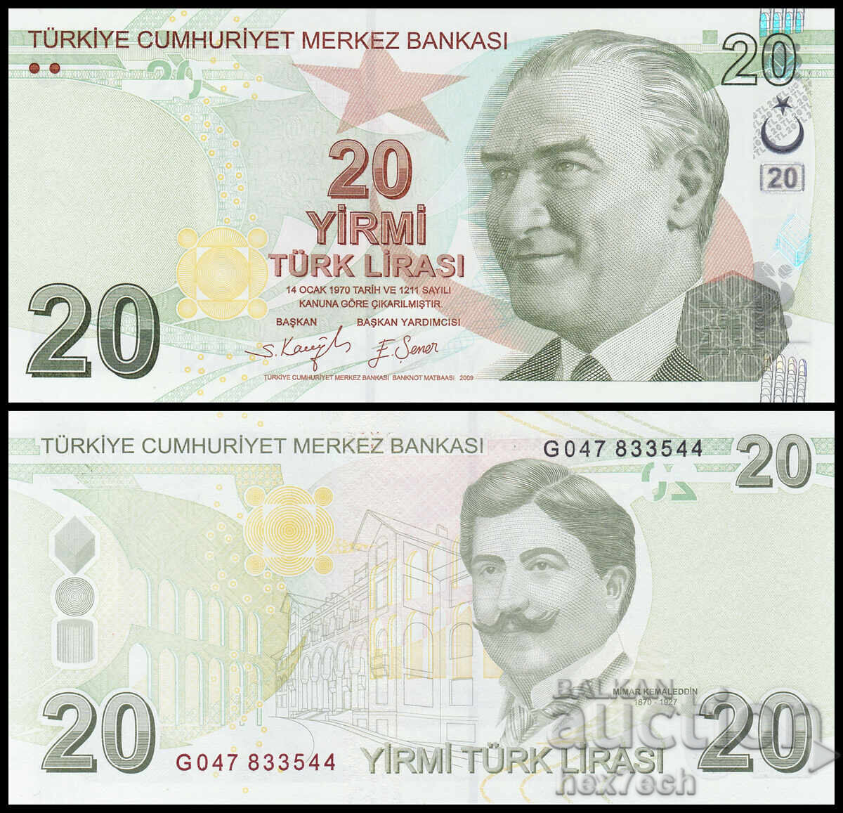 ❤️ ⭐ Turcia 2009 20 lire UNC nouă ⭐ ❤️ ❤️ ⭐ Turcia 2009 20 lire UNC nouă ⭐ ❤️