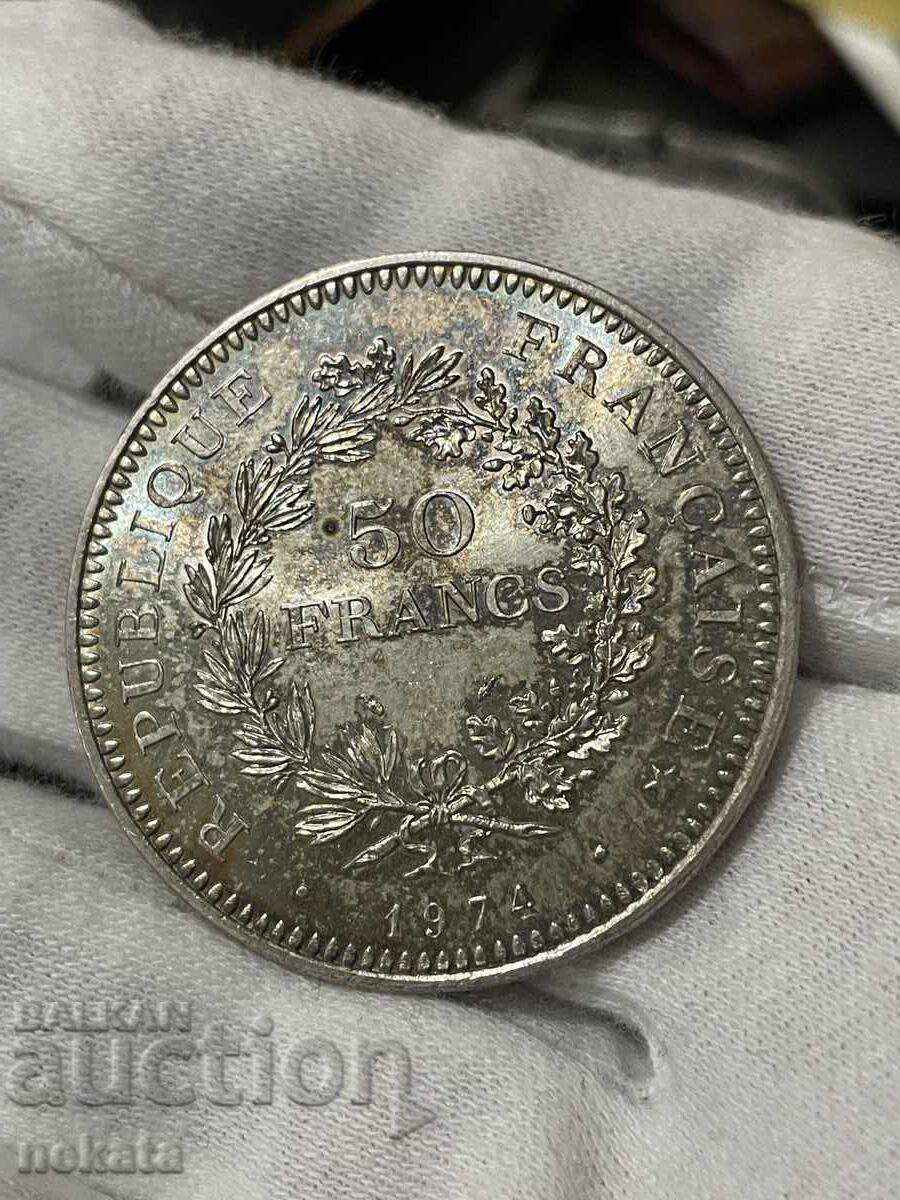 Auction  France 50 francs, 1974