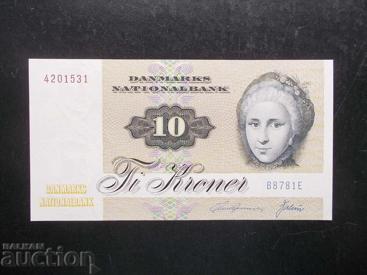ΔΑΝΙΑ, 10 κορώνες, 1972, UNC