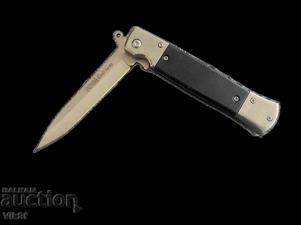 Παράδοση Πτυσσόμενο ημιαυτόματο μαχαίρι SOG - 90x210 mm Παράδοση Πτυσσόμενο ημιαυτόματο μαχαίρι SOG - 90x210 mm
