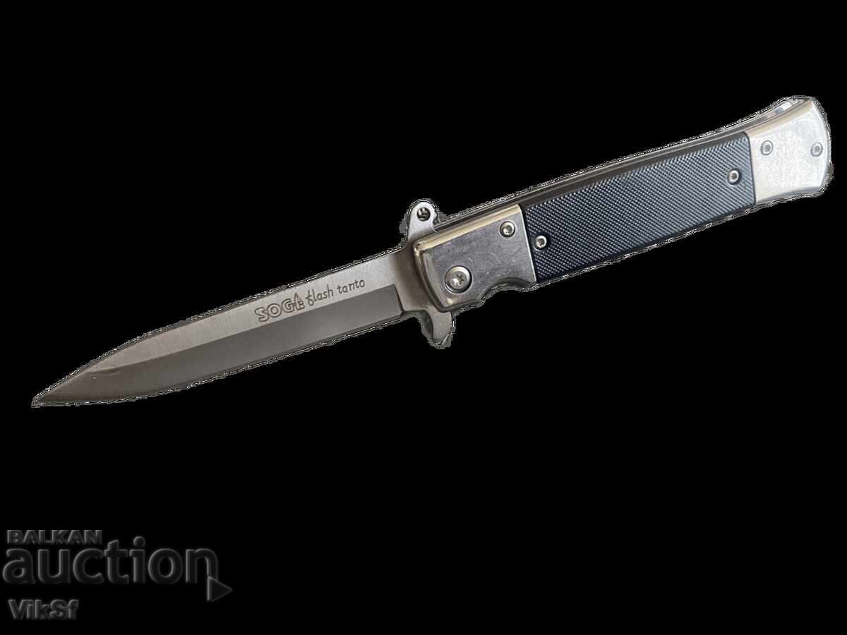 Πτυσσόμενο ημιαυτόματο μαχαίρι SOG - 90x210 mm Πτυσσόμενο ημιαυτόματο μαχαίρι SOG - 90x210 mm