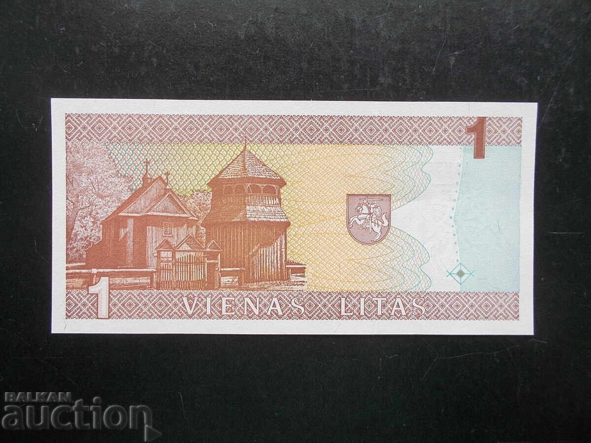 LITUANIA, 1 litas, 1994, UNC cu preț € 7.99 | 15.63 BGN
