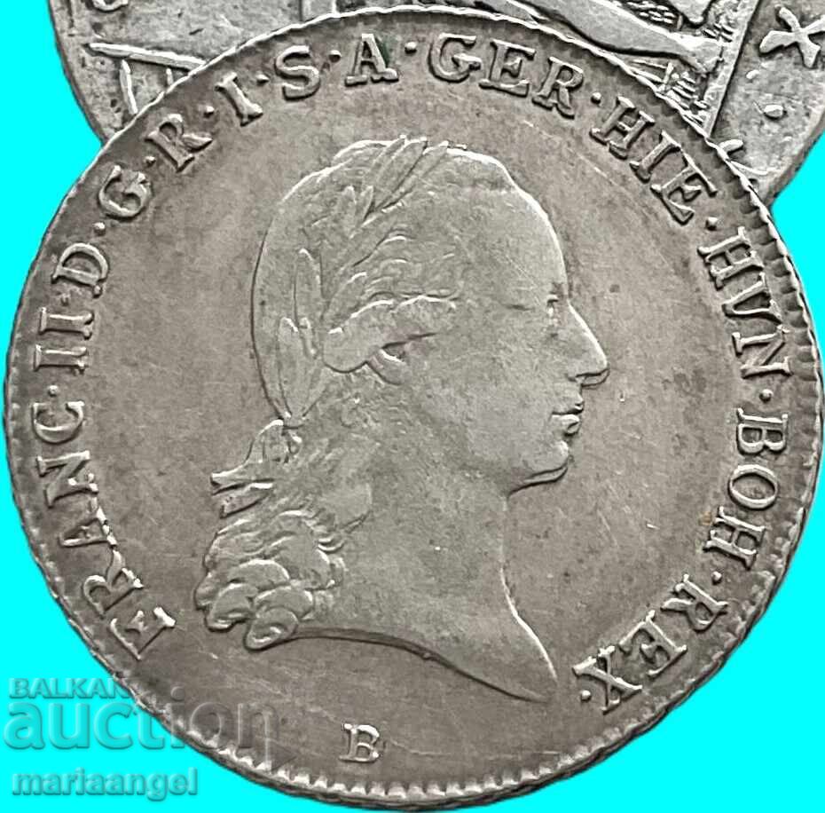1/2 Thaler 1797 B Austria coronation Kremnica with price € 85.00 | 166.25 BGN