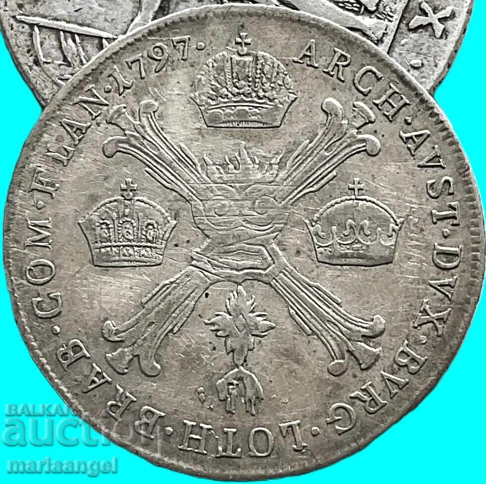 Auction  1/2 Thaler 1797 B Austria coronation Kremnica