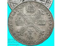 1/2 Талер 1797 B Австрия коронация Кремниц