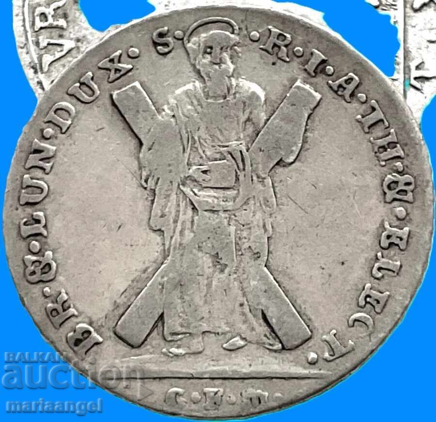 1/3 Талер 1804 Германия Брюнсвик-Люнебург-Хановер сребро - 7