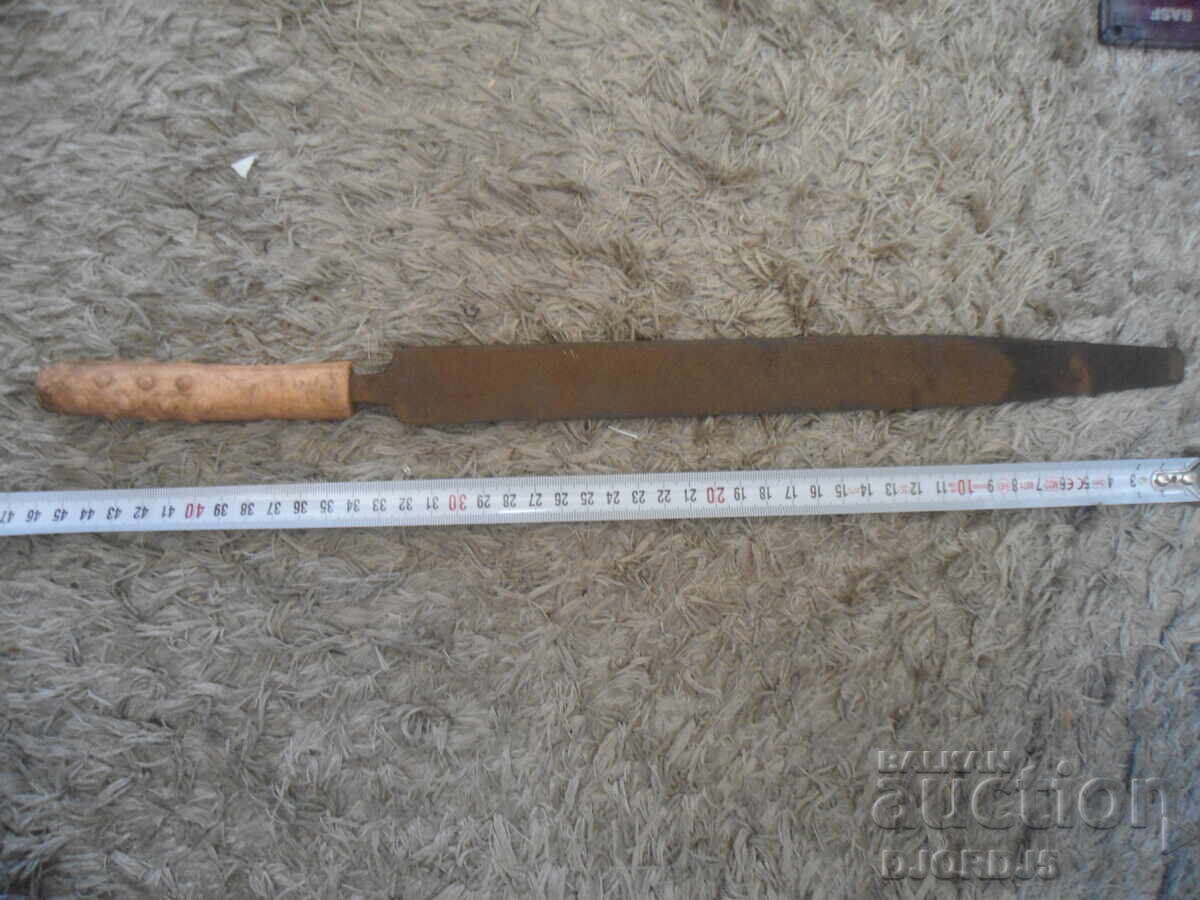Old saw, half-round - 6