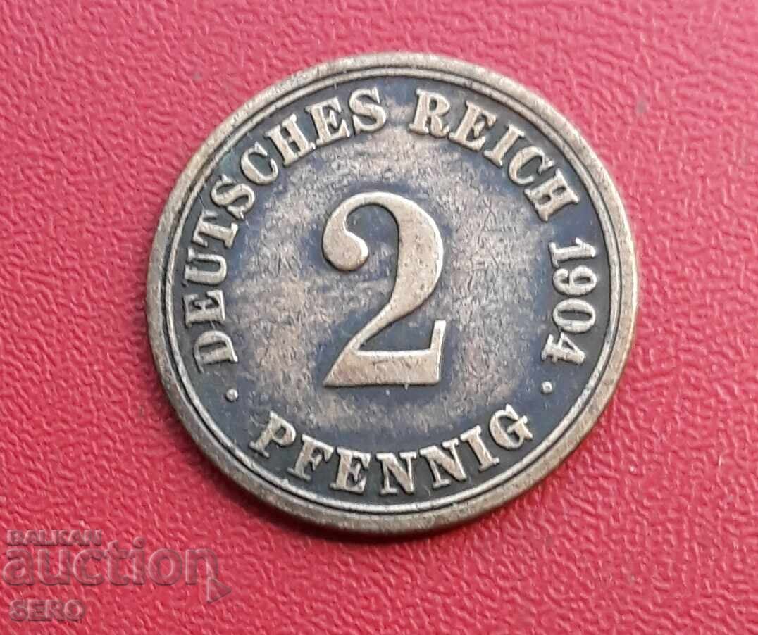 Германия-2 пфенига 1904 А Берлин