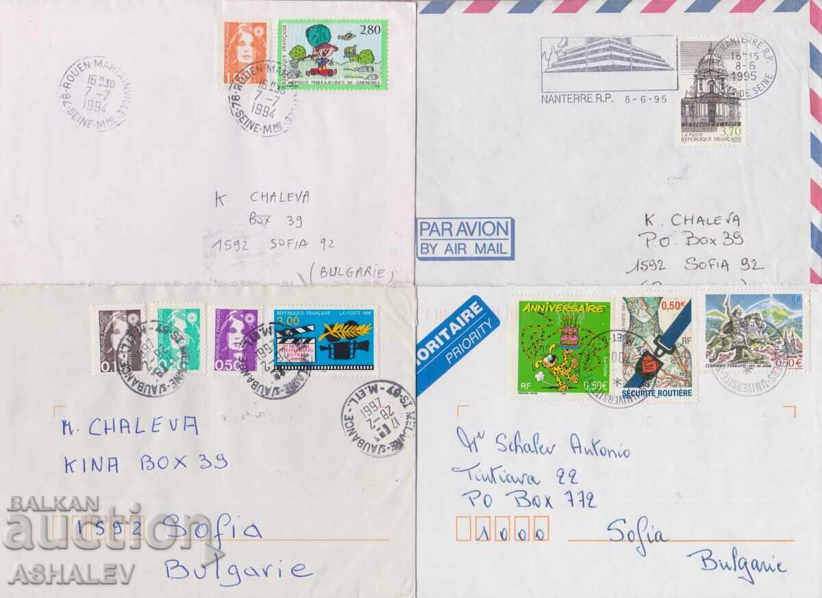 4 plicuri Franța-Bulgaria