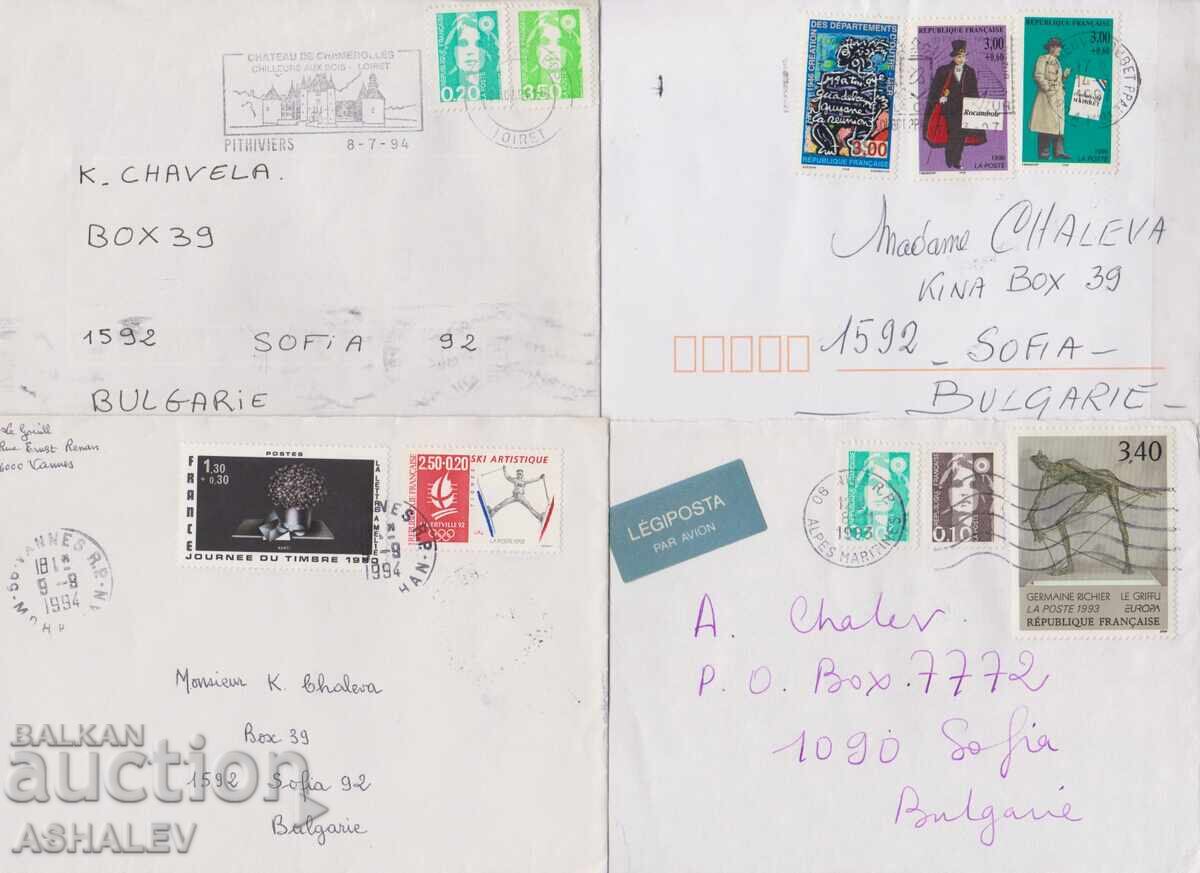 4 plicuri Franța-Bulgaria