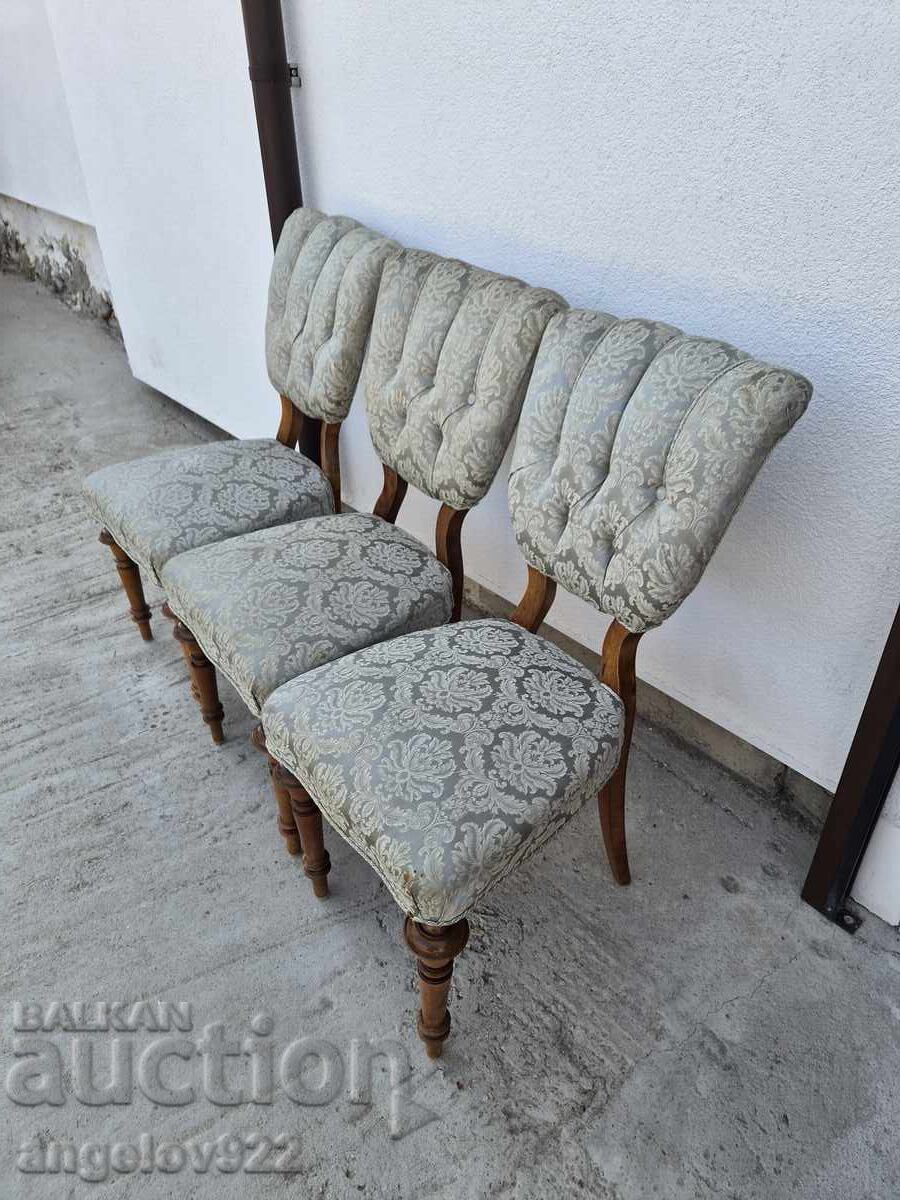 Красиви винтидж дървени столове масив!!! - 5 Красиви винтидж дървени столове масив!!! - 5