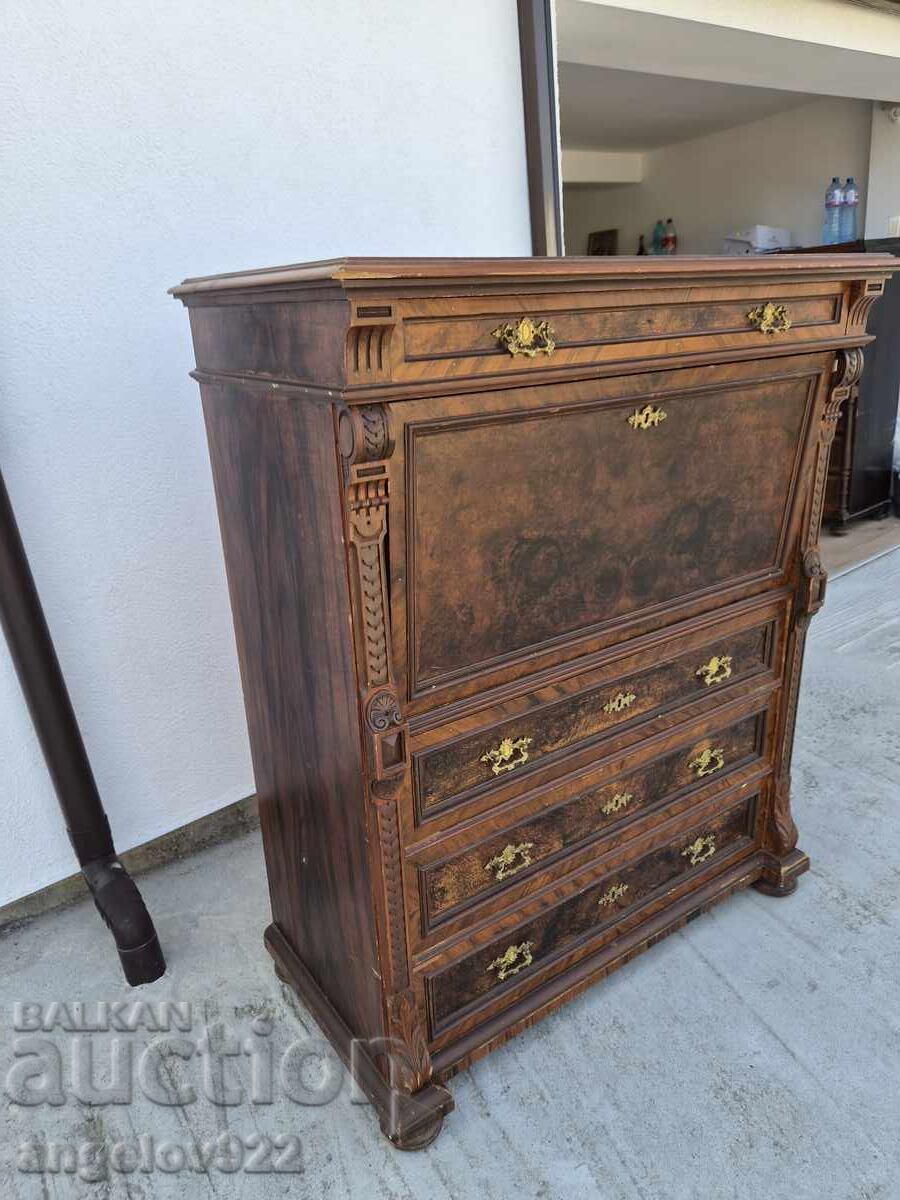 Beautiful vintage solid wood desk!!! - 6