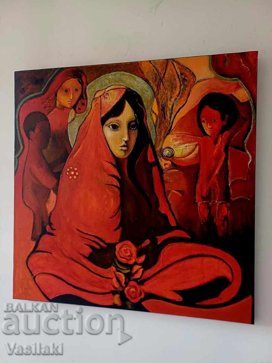 Уникална картина на българския художник Мариян Иванов  - Ман с цена € 80.00 | 156.47 лв.