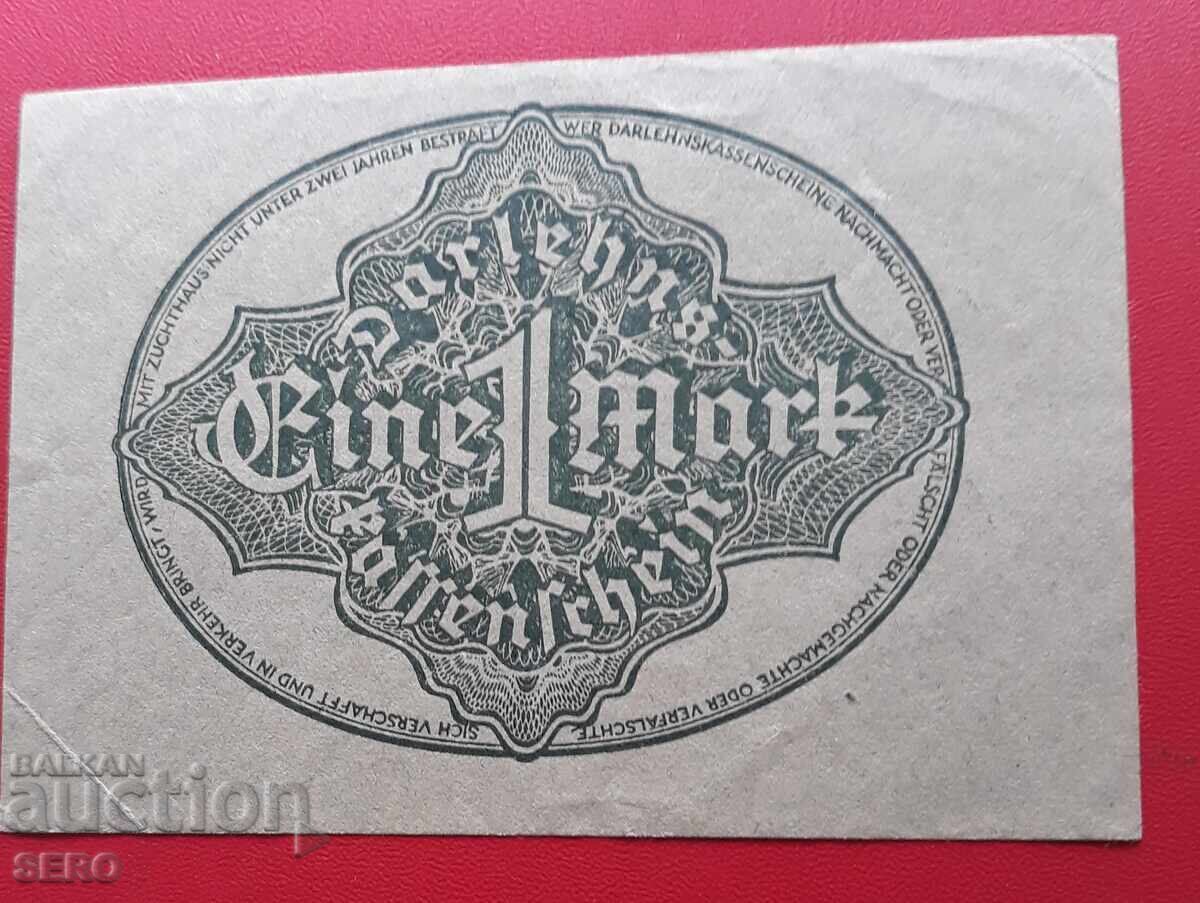Банкнота-Германия-1 марка 1922 с цена € 1.01 | 1.98 лв.