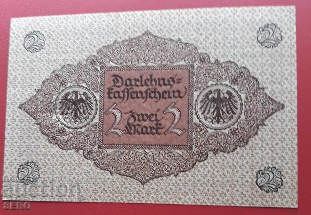 Банкнота-Германия-2 марки 1920 с цена € 1.51 | 2.95 лв.