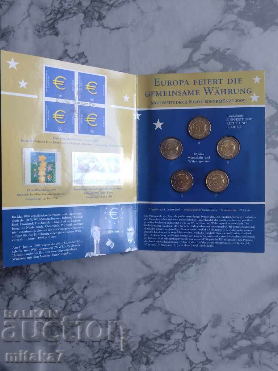Set of 5*2 euro 2009, Germany with price € 22.00 | 43.03 BGN