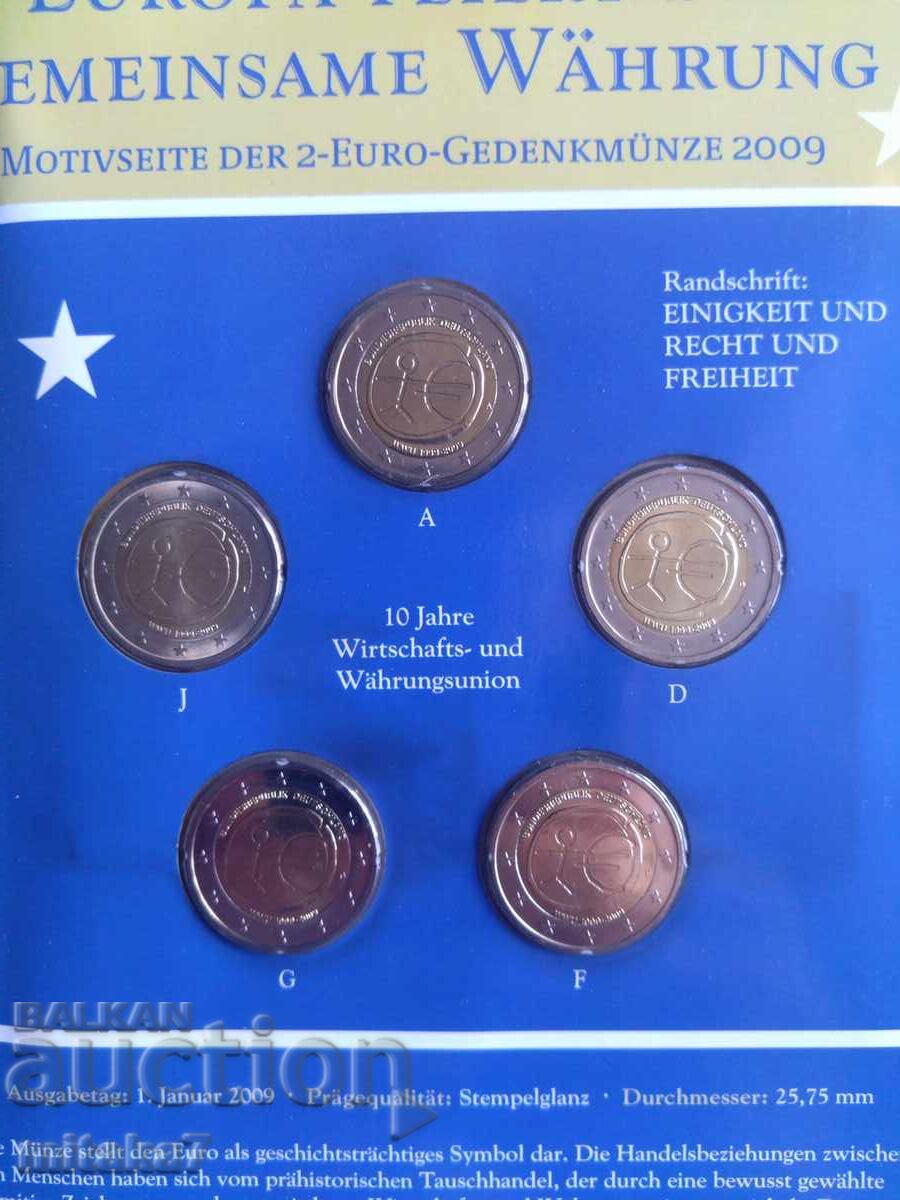 Delivery of Set of 5*2 euro 2009, Germany