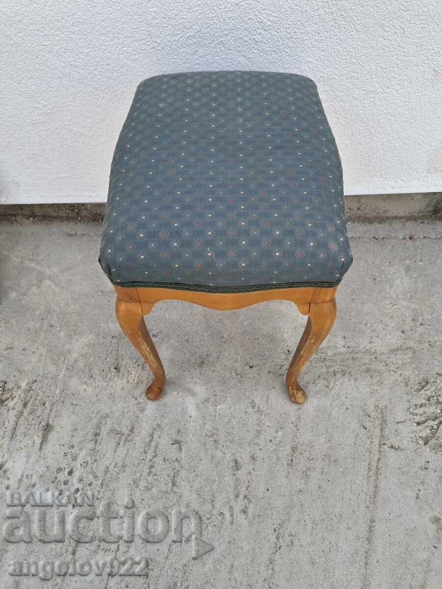 Frumos taburet vintage din lemn masiv!!! - 5