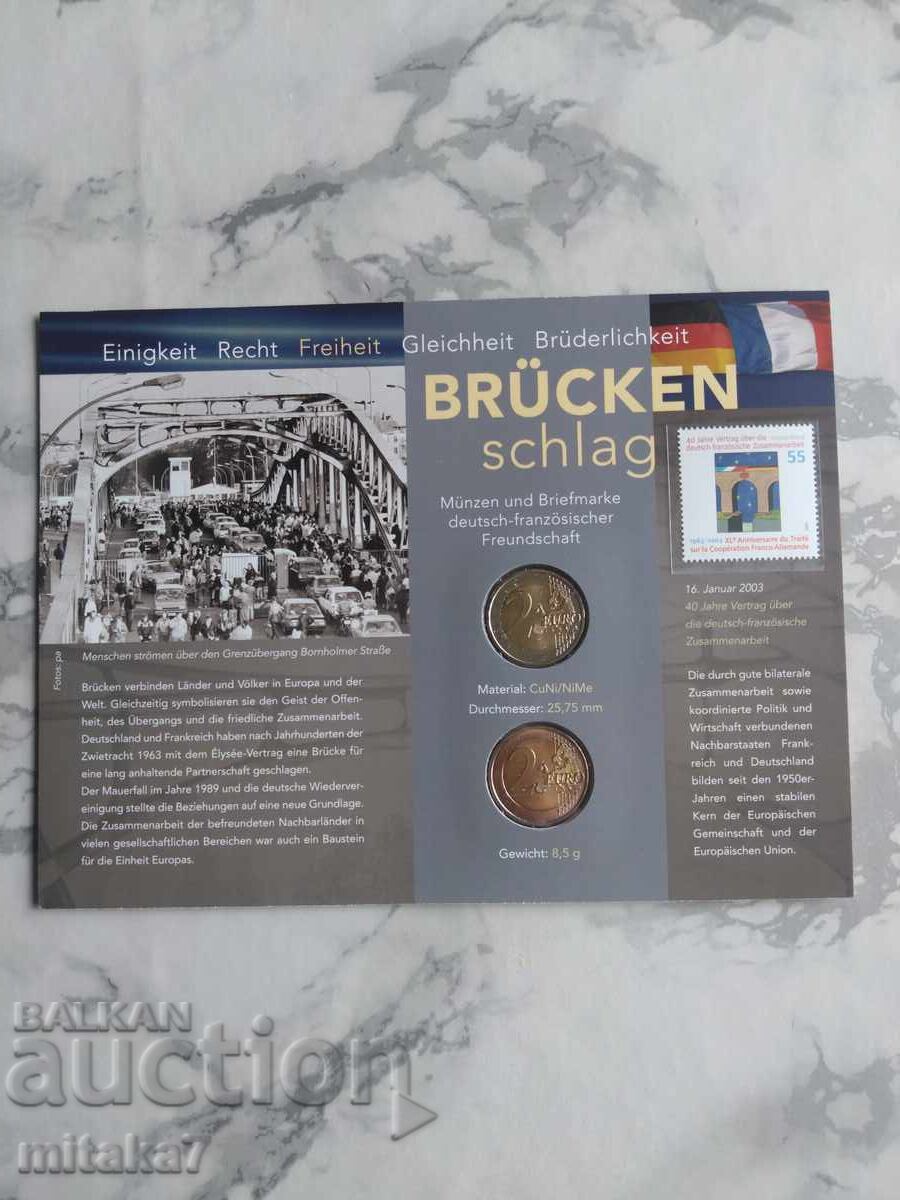 Delivery of Set of 2*2 euro 2019, Germany/France
