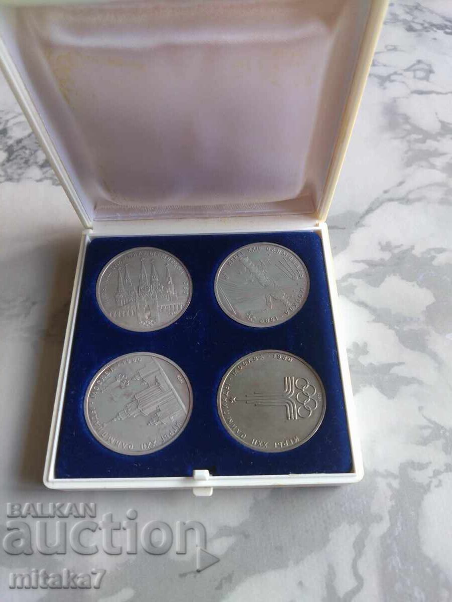 Σετ 4*1 ρούβλι 1980, ΕΣΣΔ με τιμή € 12.20 | 23.86 BGN