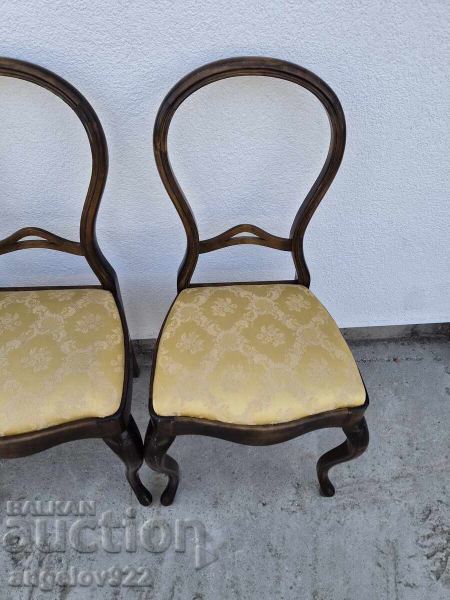 Όμορφα vintage ξύλινα καρεκλάκια μασίφ!!! - 5 Όμορφα vintage ξύλινα καρεκλάκια μασίφ!!! - 5