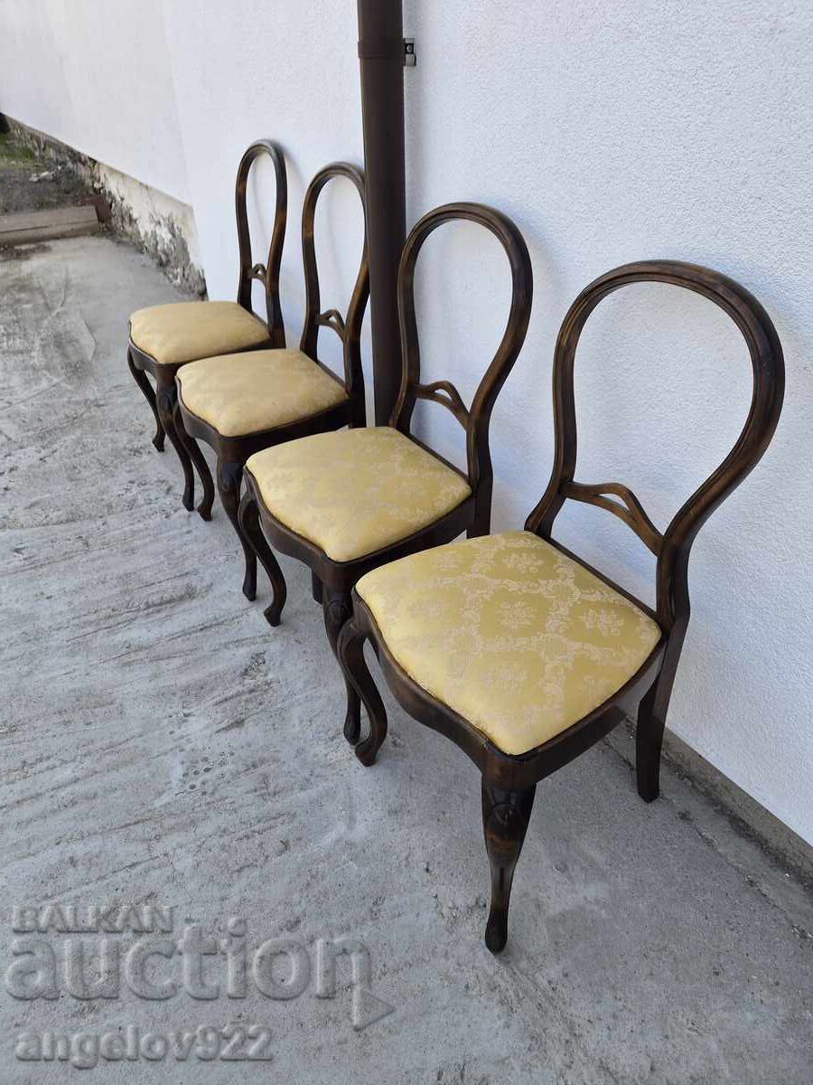 Όμορφα vintage ξύλινα καρεκλάκια μασίφ!!! - 6 Όμορφα vintage ξύλινα καρεκλάκια μασίφ!!! - 6