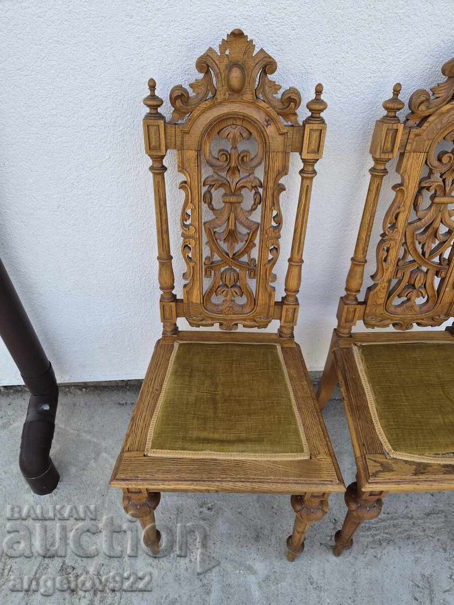 Beautiful vintage wooden chairs, solid wood!!! with price € 23.00 | 44.98 BGN Beautiful vintage wooden chairs, solid wood!!! with price € 23.00 | 44.98 BGN
