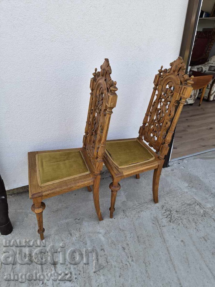 Beautiful vintage wooden chairs, solid wood!!! - 6 Beautiful vintage wooden chairs, solid wood!!! - 6